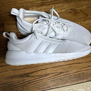 Men’s adidas size 14 TR21 all  white sneakers style #gx0650